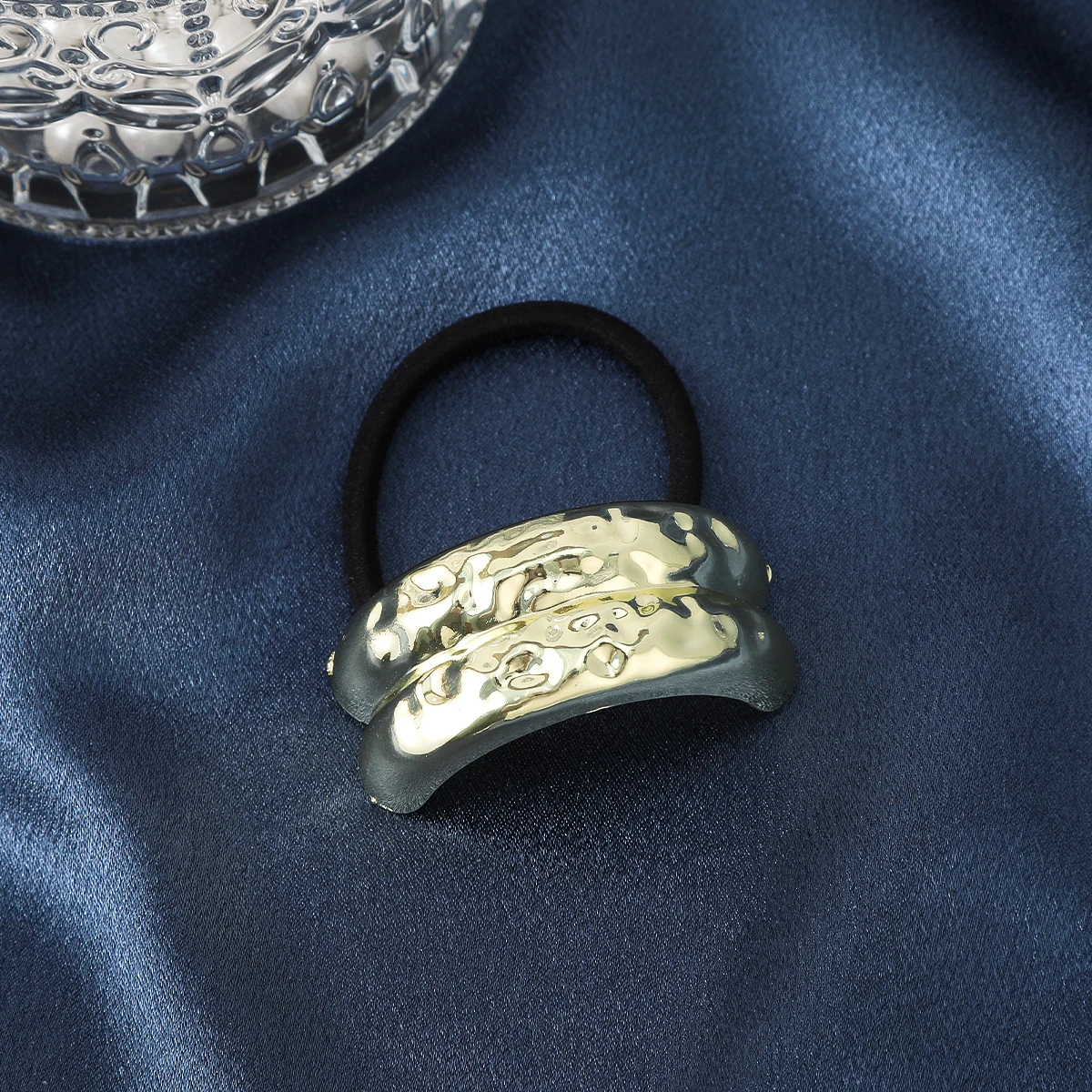 New Metal Irregular Hair Rubber Bands Elastic Hair Scrunchies Hair Rope For Women Girls Elegant Ponytail Hair Accessories Gifts