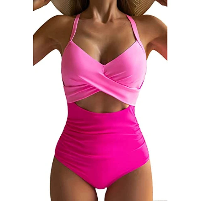 Women's One Piece Swimsuit, Tummy Control Tankini Bathing Suits