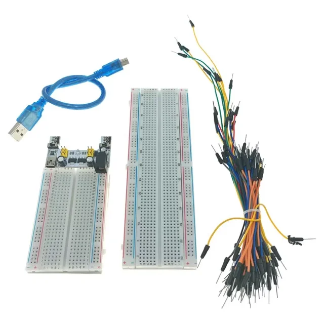 Sincere MB-102 MB102 Breadboard 830 Point Solderless PCB Bread Board Test Develop Dupont line DIY Kit for arduino laboratory