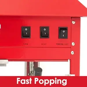 Description Picture 2 of itemCommercial Popcorn Machine with Cart, 8 Oz Kettle, 3 Mins Professional Popcorn Maker Makes Up To 60 Cups,  for Movie Theater