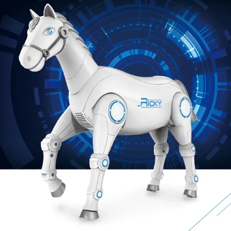 RC Smart Robot Horse Interactive Remote Control Animal Intelligent Dialogue Sing Dance Sound Control Pet Electronic Music Toys 5