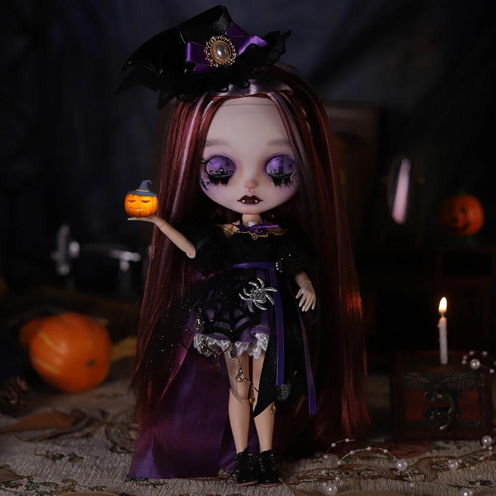 ICY DBS Blyth doll 1/6 Halloween Theme Costume Anime Girl Spooky Costume BJD Birthday Toy Gift