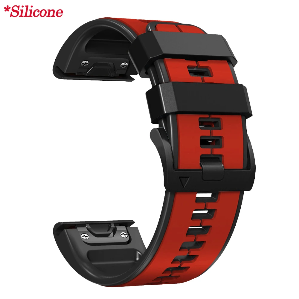 Premium Quick Release Leather and Silicone Watch Band Bracelet