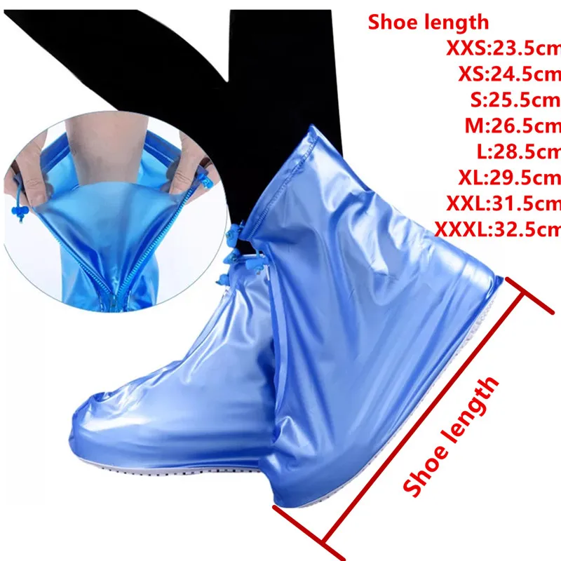Unisex Waterproof Silicone Shoe Covers - Non-Slip, Dustproof Protection