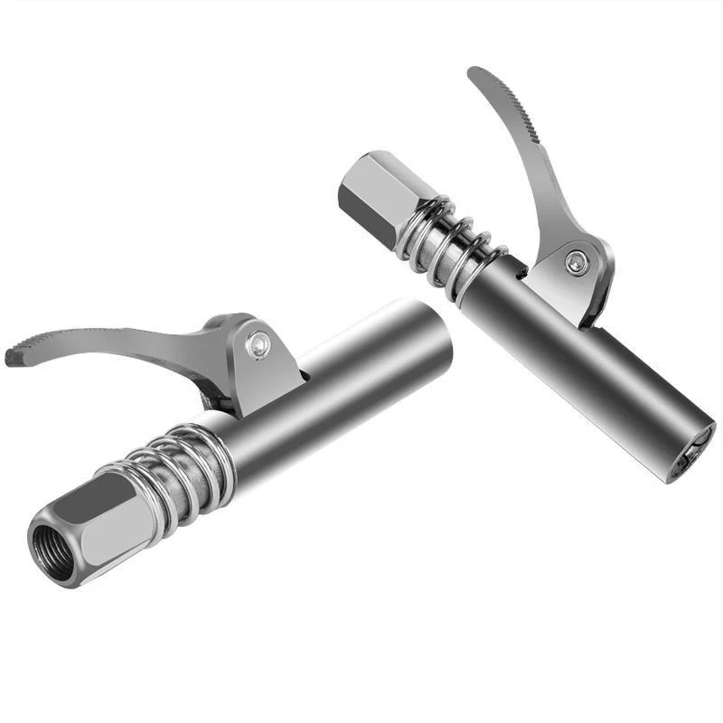 2023New Grease Coupler Heavy-Duty Quick Release Grease Gun Coupler NPTI/8 10000PSI Two Press Easy to Push Accessories
