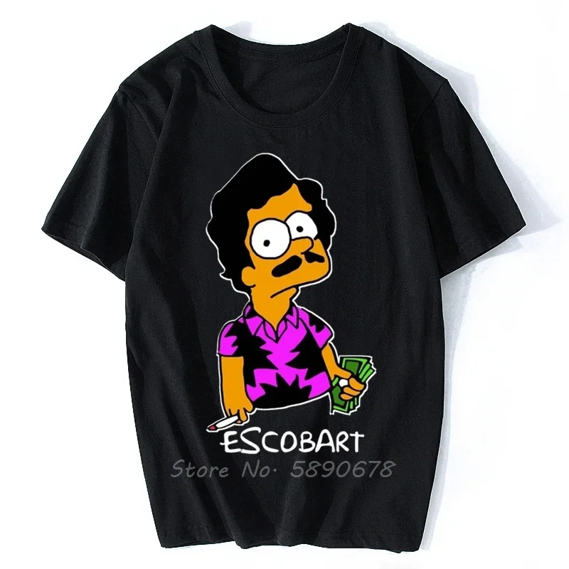 Мужская футболка с принтом Пабло Эскобара, модная забавная Футболка с принтом мафии, новинка, женские футболки, Забавные футболки