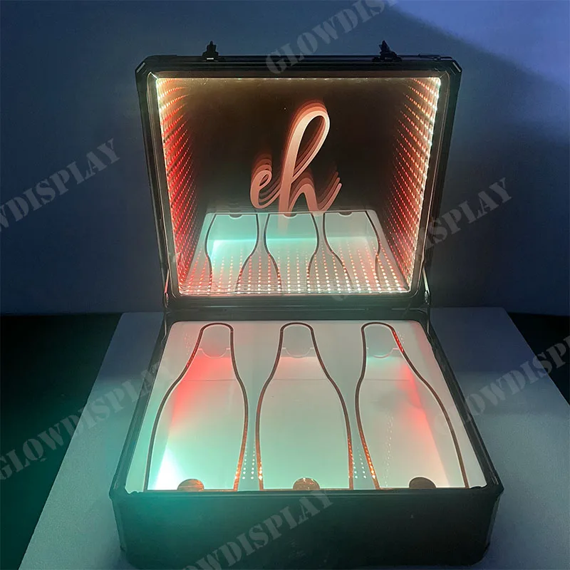 3 Bottles Armand de Brignac Champagne Bottle Carrier Box For Wedding Night Club Party Lounge Bar