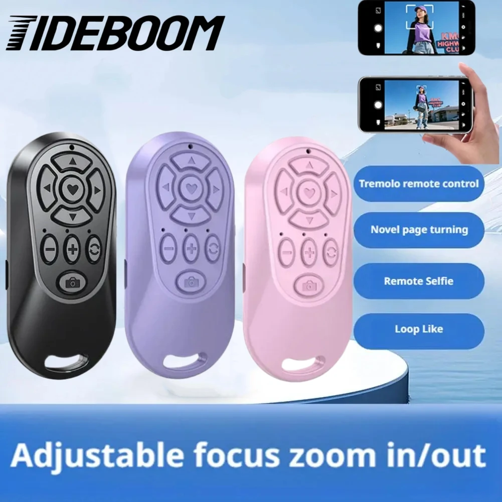 Wireless Bluetooth Camera Remote Control for Android and iOS