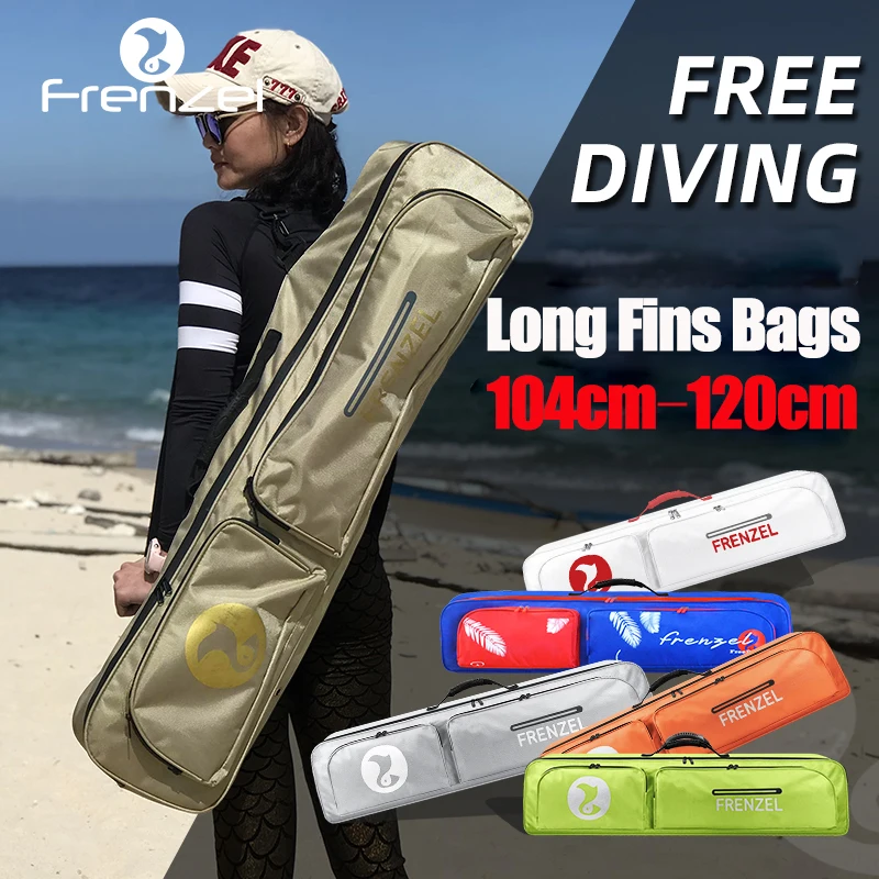 Freediving Fins Bag 24L Spearfishing Gear Backpack Long Fins Shoulder Bag  Fits Dive Equipment Speargun Wetsuit Mask Belt Carry - AliExpress