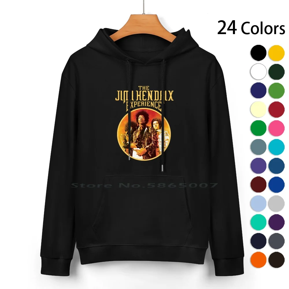 The Experience Pure Cotton Hoodie Sweater 24 Colors Music 60s Jimis Cool Guitar 70s Psychedelic Hendrixs Father Vintage Blues