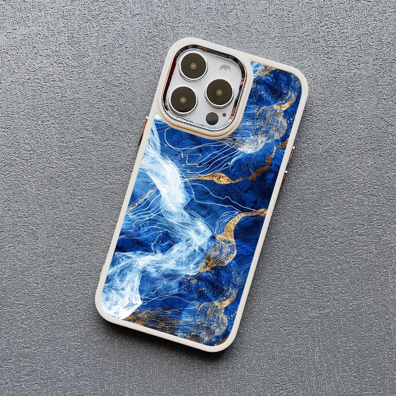 Ozeanwellen Meerwasser Kreative Silikon Handyhülle für iPhone Hülle 13 12 11 Pro Max 16 15 14 Pro Max Plus XR XS X 7 8 SE2 Abdeckungen – Detail 4