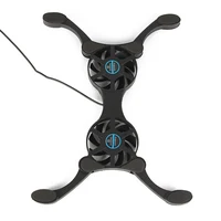 Portable Collapsible Laptop Cooler USB Powered Dual Fan Cooling Pad for Notebook - Image 4