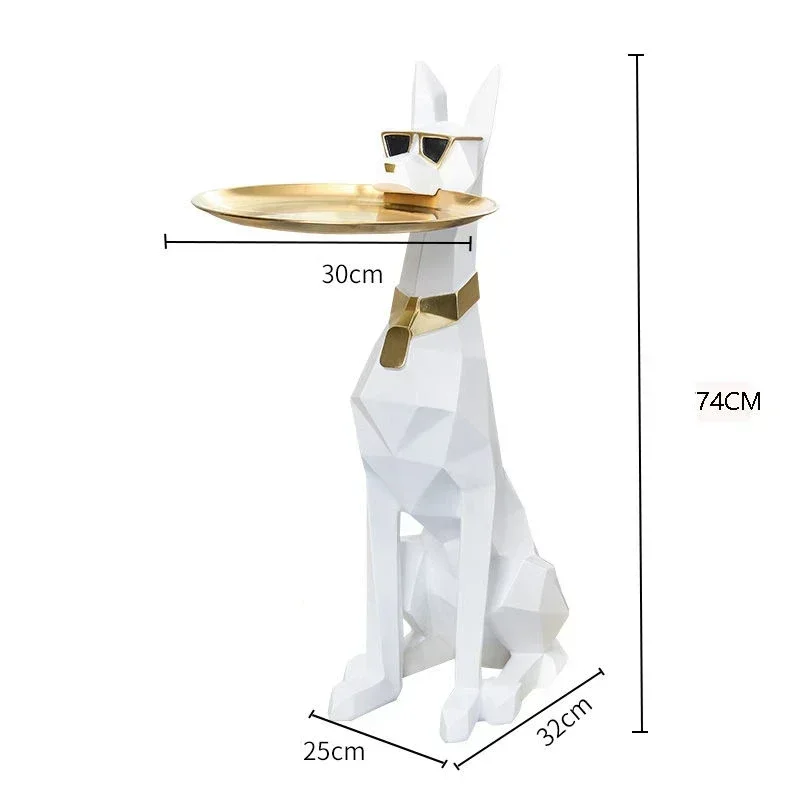 Oversized Doberman Figure table Large Dog Statues Doberman