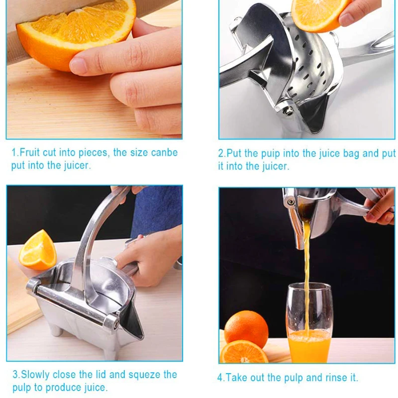 Manual Juicer Squeezer Hand Pressure Citrus Juice Pomegranate