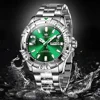 OLEVS 5560 Waterproof Stainless Steel Strap Watches For Men Quartz Business Men Wristwatches Calendar Week Display 5
