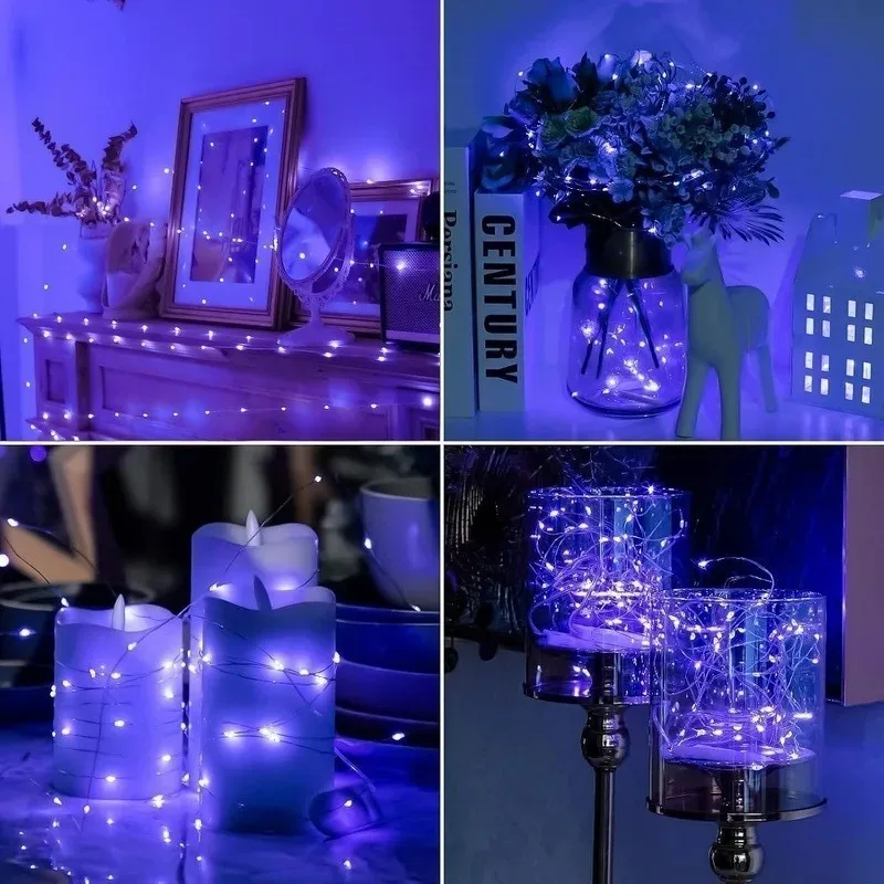 รูปสินค้า แบตเตอรี่ LED 100 ดวง สำหรับตกแต่งแคมป์ปิ้ง งานแต่ง คริสต์มาส
