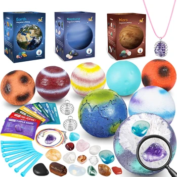 Children’s Archaeological Digging Toy – Treasure Planet & Solar System Gem Ore Exploration STEM Toy 1