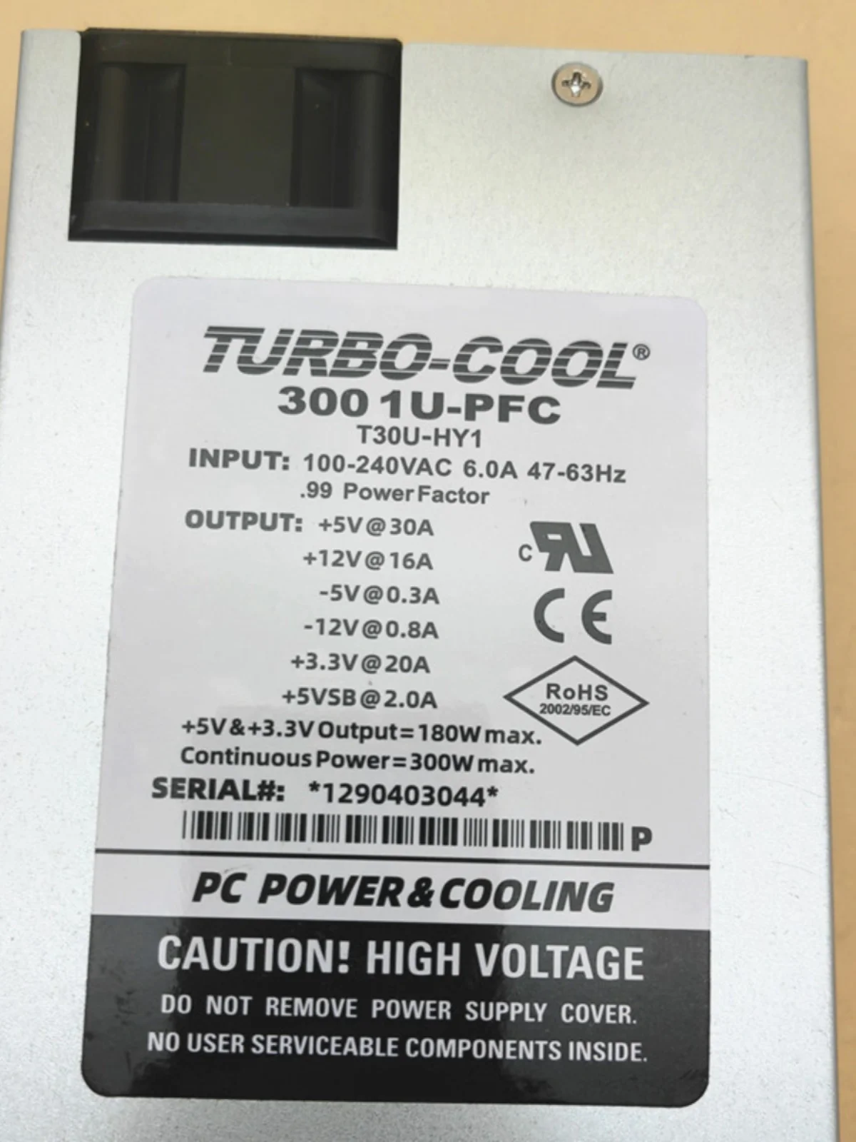 300 1U-PFC T30U-HY1 large power supply 1U power supply 300W