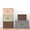3 Sizes Cube Non-Woven Folding Storage Box for Toys Fabric Storage Bins with Lid Home Bedroom Closet Office Nursery Organizer 2
