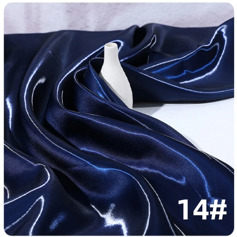 Liquid Water Light Reflective Satin Fabric by the Meter - Smooth, Breathable Finish