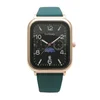 Famous Brand Women Calendar Watch Rectangular Luminous Ladies Quartz Watches Silicone Strap Wristwatch Relojes Para Mujer 4