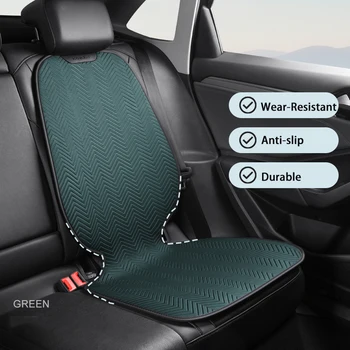 Protezione di sicurezza per seggiolino auto Cuscino in pelle per bambini Animali domestici Cuscino per sedile posteriore universale Tappetino protettivo per bambini con copertura in rete di stoccaggio
