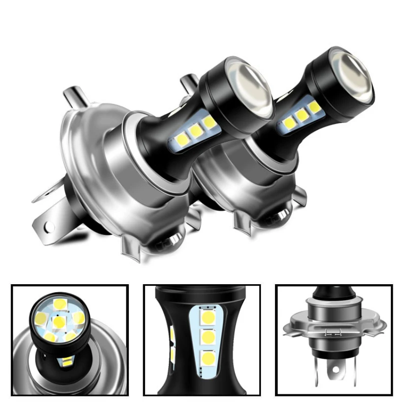 1Pc Universal H4 Car LED Headlights Motorcycle Truck Boat Tractor Trailer Offroad Working Light 3030 Work Lights LED Spotlight
