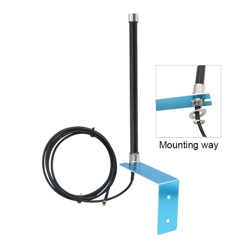 유리섬유 안테나, 외부 WiFi, 옴니 헬륨 마이너, 방수, 실외용, 고이득, 15dbi, 5G, 4G, LTE, GSM, 3G, IP67