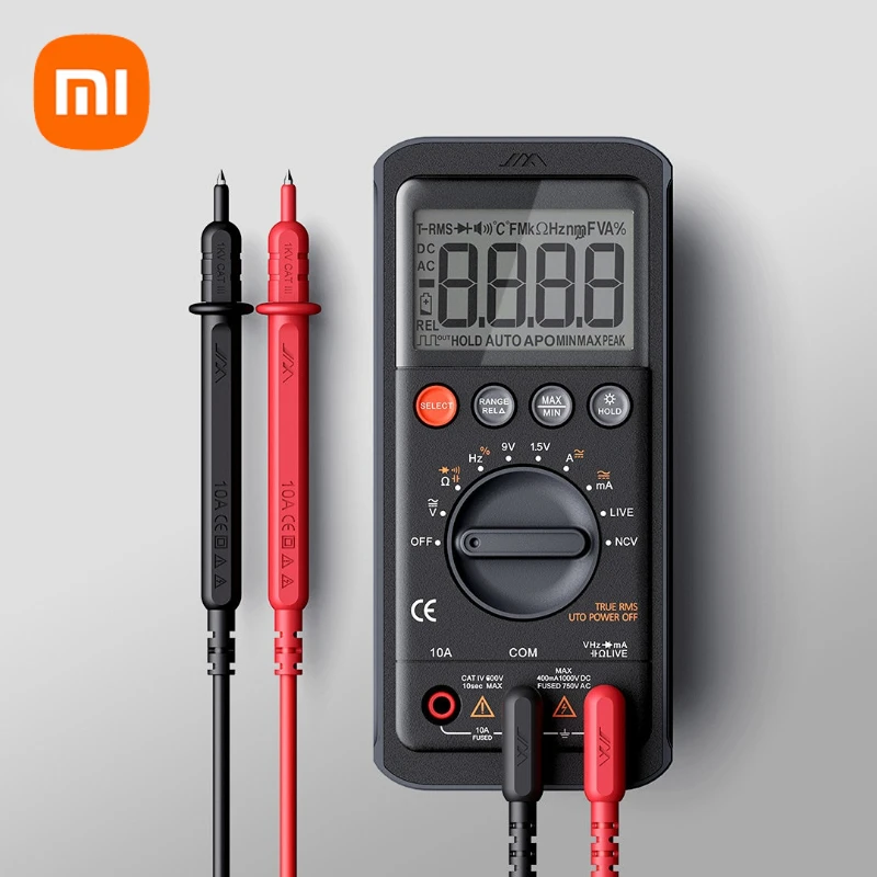 

Xiaomi JIMIHome Digital Multimeter AC/DC Ammeter Volt Ohm Tester Meter Multimetro Range Capacitance Temp Ohm Multimetre Tester