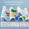 Children's Drawing Roll DIY Coloring Paper Roll Color Filling Paper Graffiti Scroll Paper-cut for Kids Painting Educational Toys 5