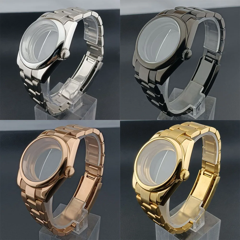 Stainless Steel Sapphire Glass Watch Case with 20mm Strap