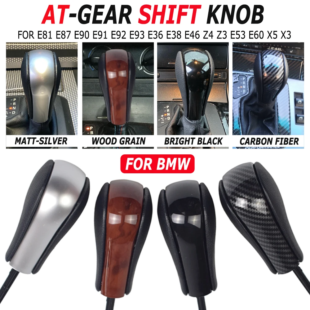 

Car Short Long Gear Stick Car Automatic AT Shift Gear Knob For BMW E39 E46 E53 E60 E61 E63 E64 E83 E81 E82 E87 E90 E91 E92 E93