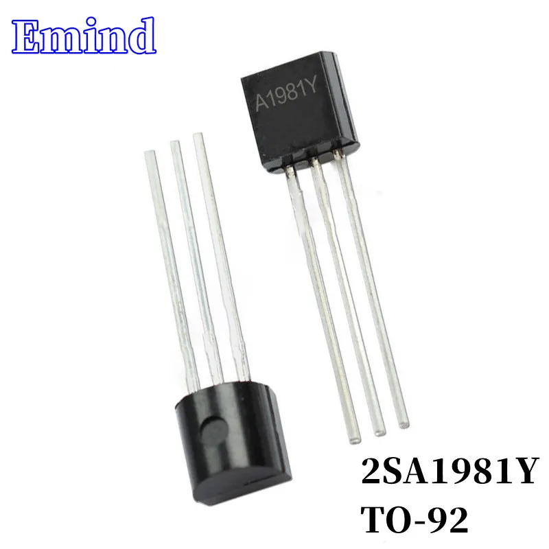 

100 шт. 2SA1981Y A1981Y DIP транзистор TO-92 тип PNP биполярный усилитель транзистор 30 В/мА