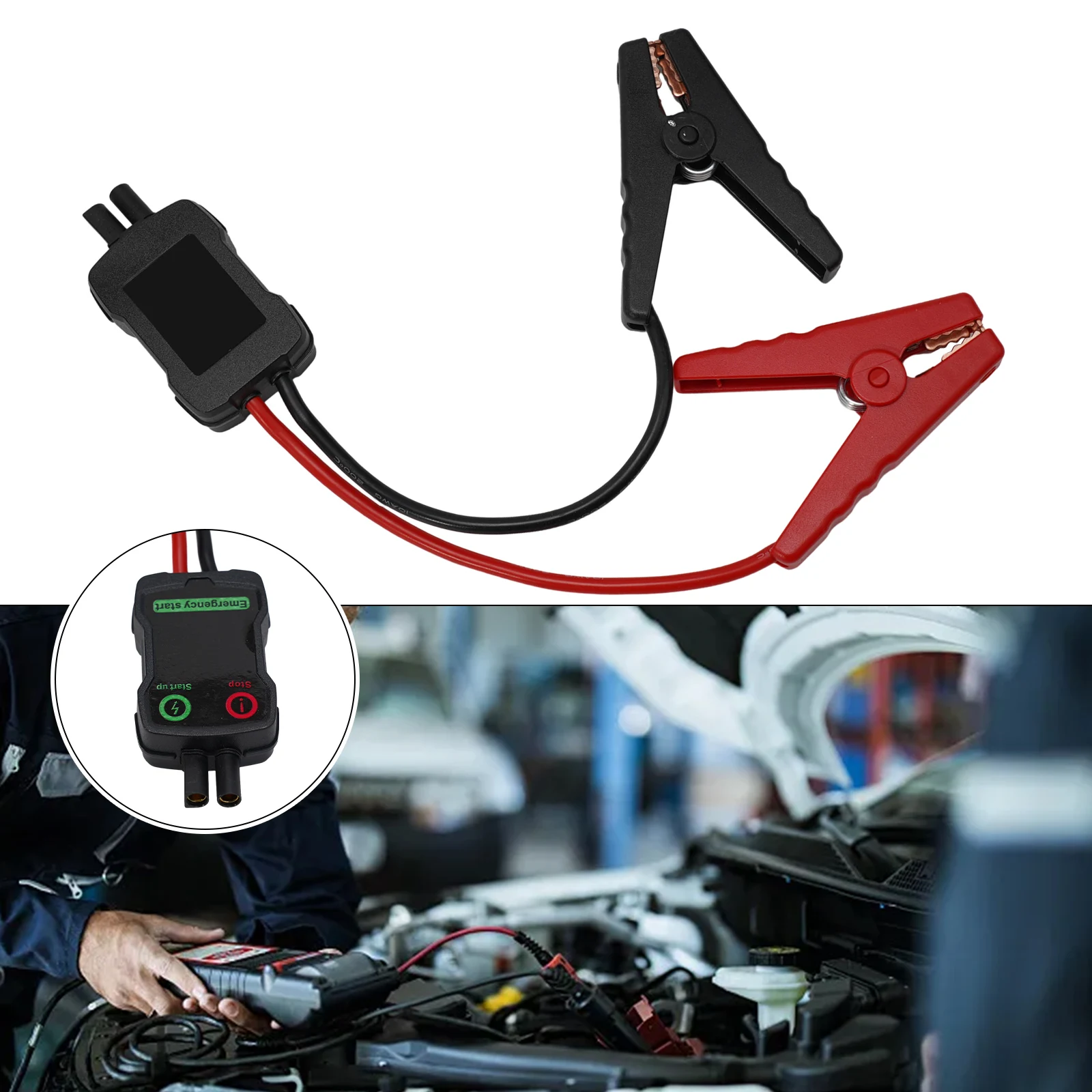 

Car Tool 12V Jump Starter Intelligent Smart Male EC5 Jumper Cable Alligator Clamp B8 Fit Most 12V Auto Jump Portable Starter