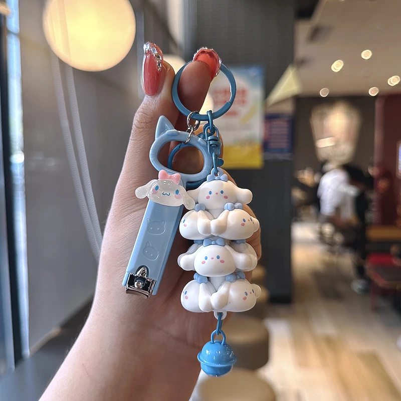 

Creative Cute Pet Sanrio Folding Music Keychain Exquisite Cartoon Kt Cat Kuromi Book Bag Hanging Decoration Couple Kawaii Gifts