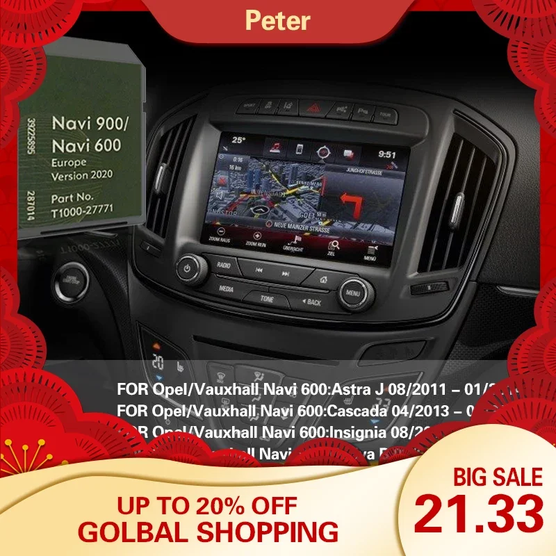 Carte 2020 Gps Europa Maroc Pour Chevrolet Orlando Sat Navi 600 900 Scheda Di Navigazione