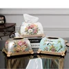 European-style living room coffee table simple drawing paper box home American light luxury ceramic bread tissue box decoration 5