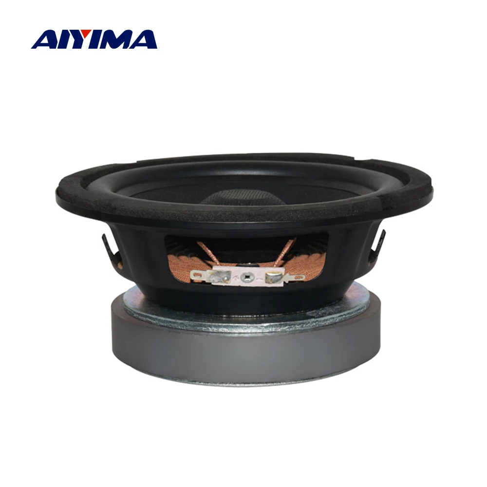Aiyima Audio 1 Pz 6 Pollici 6 Ohm 120W Audio Woofer Altoparlante Bass Sound Altoparlanti 35 Core Iron Frame Home Amp Theater Altoparlante