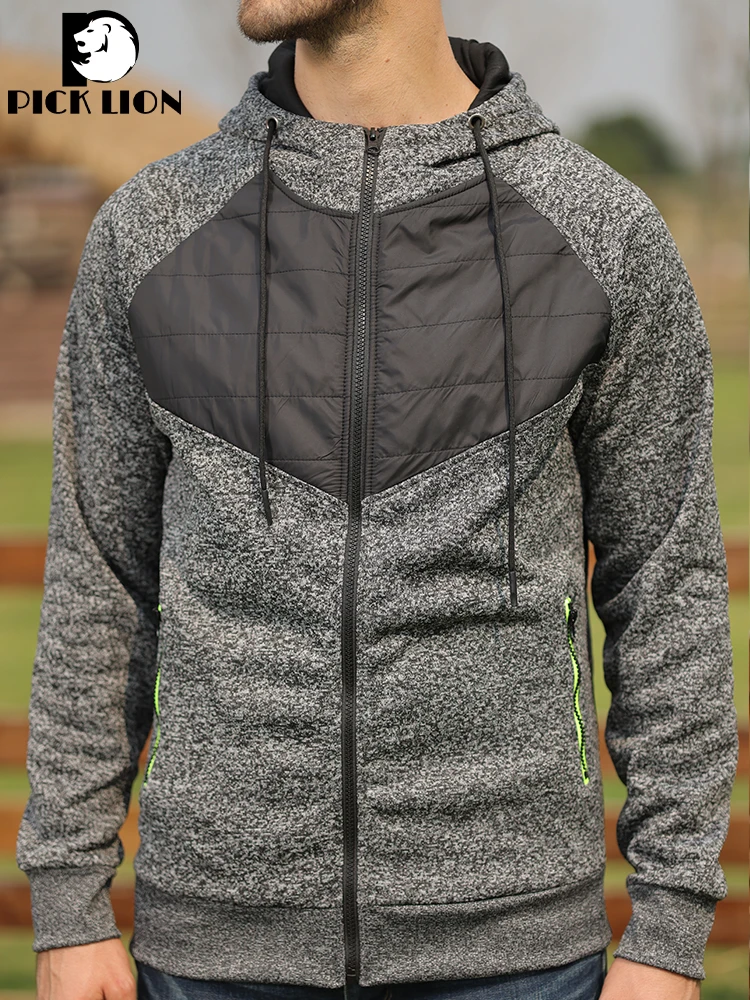 

Autumn Men's Jackets Hooded Coats Casual Zipper Patchwork Sweatshirts Male Tracksuit Fashion Jacket Mens Clothing Outerwear