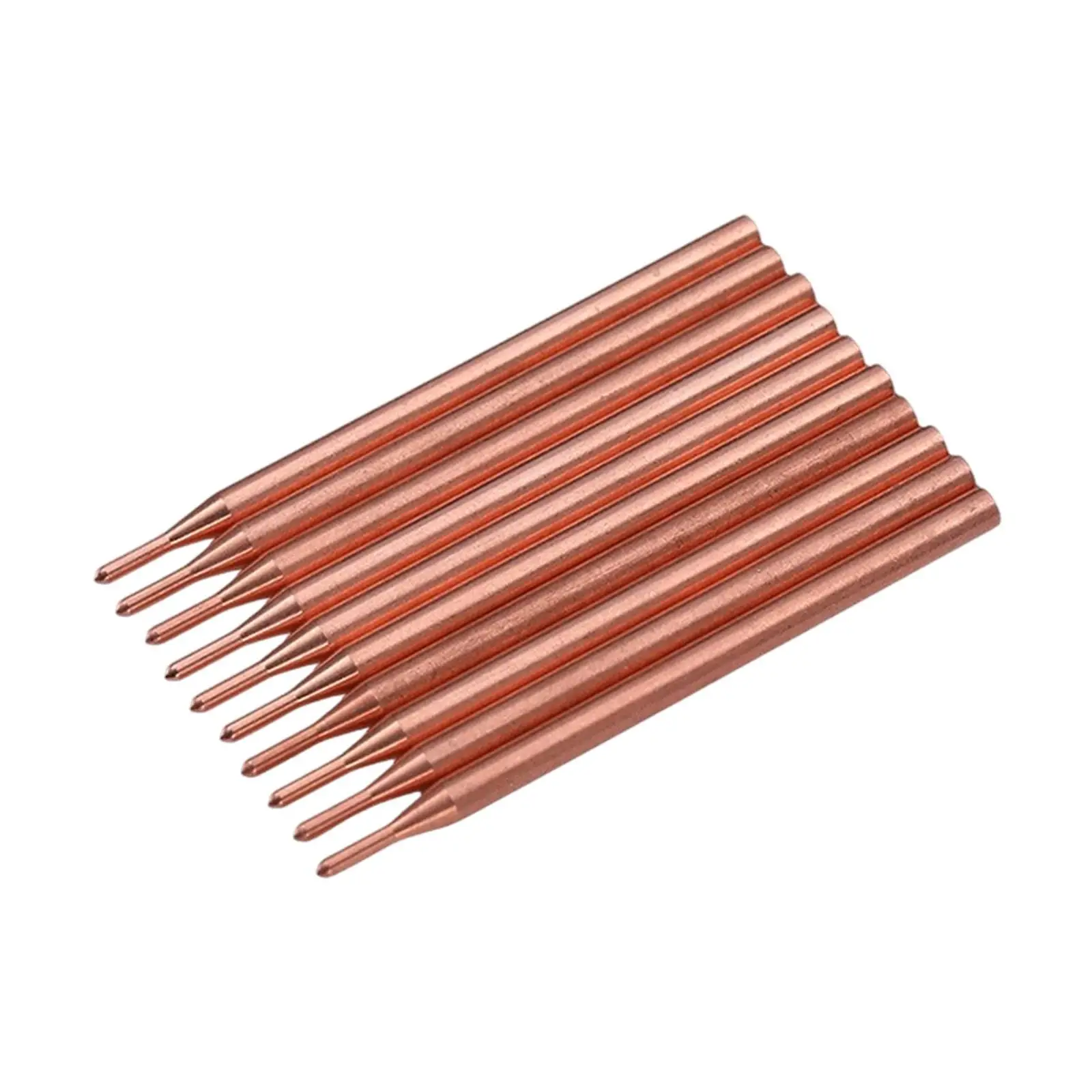 10Pcs Spot Welding Needles Welding Rod Tool Set Equipment Replacement Copper