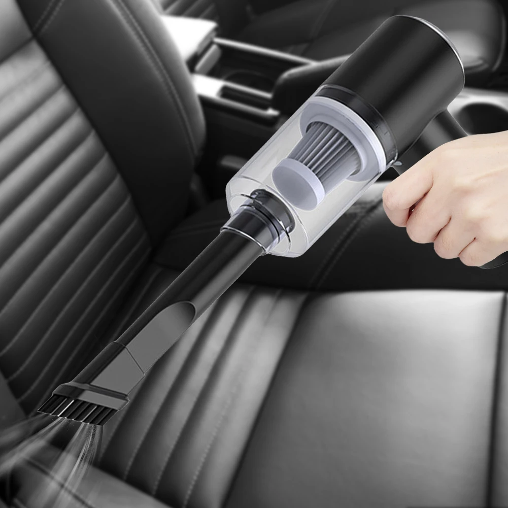 6000Pa Mini Portable Cleaner Cordless Handheld Vacuum Cleaner Dual Use Fully Automatic Power Cleaning Appliance for Home and Car 3
