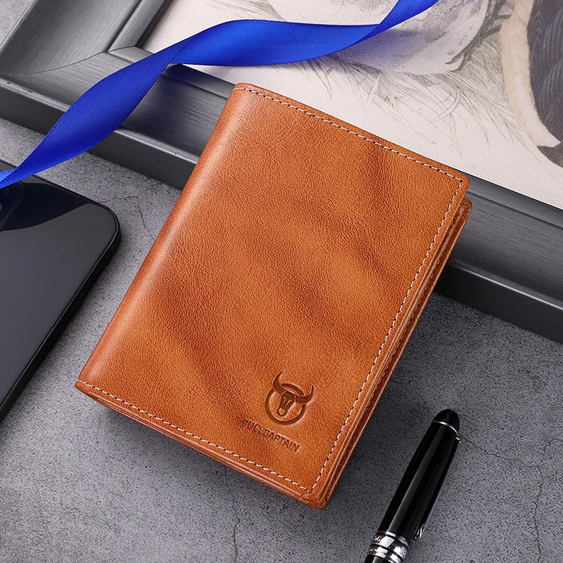 2023 Classic Style Wallet Genuine Leather Wallest Male Purse Card Holder  High Quality Wallet for Boyfriend Husband Father - AliExpress