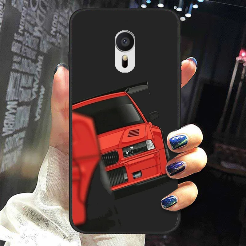 Silicone Phone Case For Meizu MX5 MX6 Cases Soft Cover Fundas For meizu mx5 mx6 Shell Fashion Cool JDM Sports Car Bumper best meizu phone cases Cases For Meizu