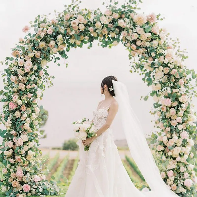 Wedding Arch Flower Frame Stand Balloon Arch Support Wedding Party Supplies Outdoor Lawn Decor Baby Shower Birthday Backdrop For wedding arch stand wedding arch set party arch set wedding flower stand