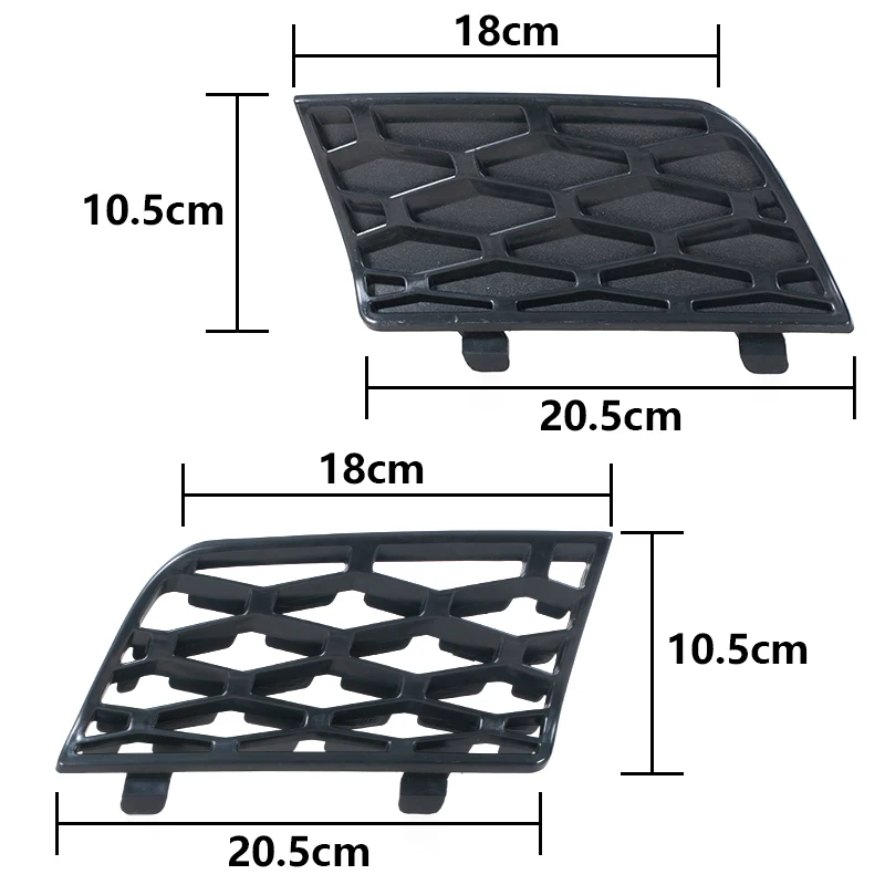 자동차 앞 범퍼 하단 사이드 그릴 프레임 커버 트림 그릴 레인지 로버 L322 2002-2009 보그 그릴 프레임 패널 커버