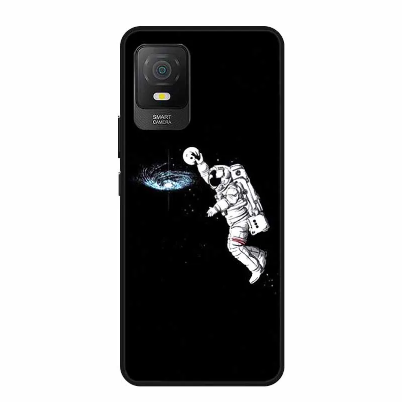 Cool Animal Black Silicone Soft Back Cover Case – Lion, Wolf, Tiger, Cat Design