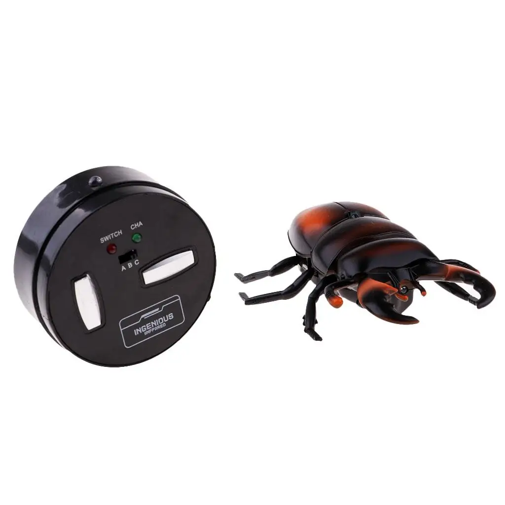 Radio Control Scared Beetles Toy w/ Controller Kids Filler