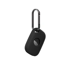Silicone Protective Cover Key Ring with Anti - Scratch Case (Black)