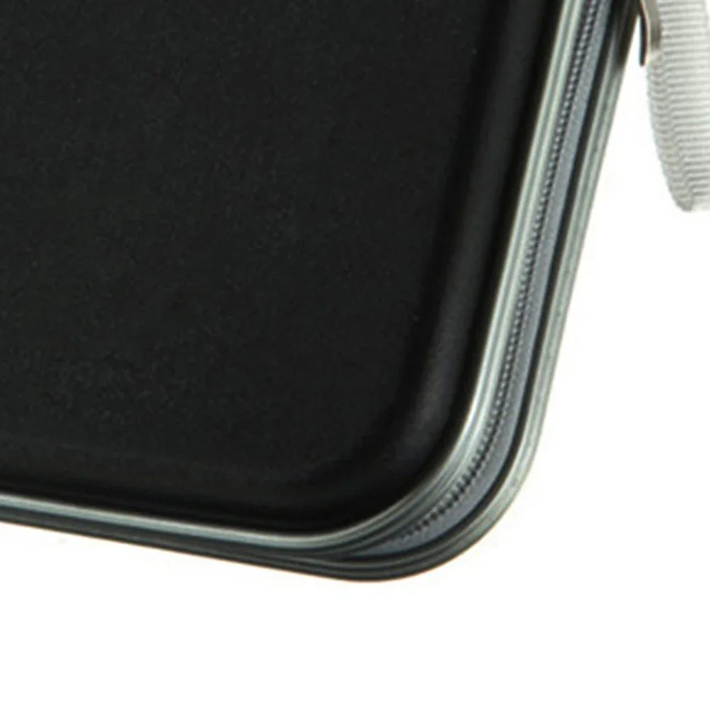 Portable CD Holder Case 40pcs Capacity Disc CD DVD Wallet Storage Organizer Case Holder Square Storage Box with Zipper for Home