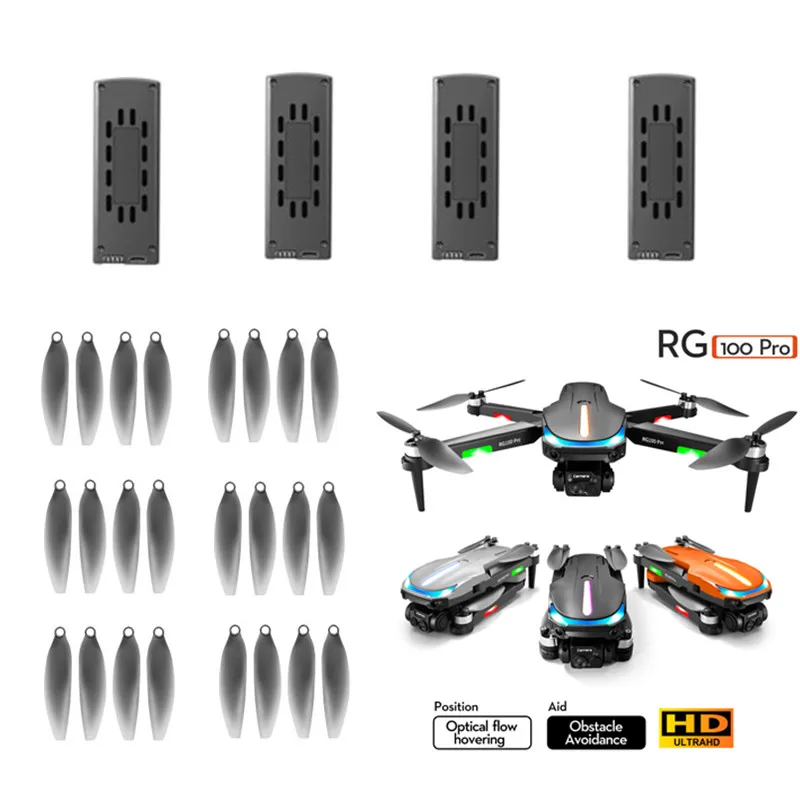 

Запасные части для радиоуправляемого дрона RG100PRO, 3,7 в, 2000 мАч, аккумулятор/Пропеллер для RG100 PRO, аксессуары для дрона RG100 PRO, батарея для дрона RG100, игрушки